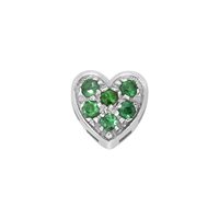 Charm Elements in Oro bianco Smeraldo DCHE7398 ELEMENTS - DCHE7398 ELEMENTS
